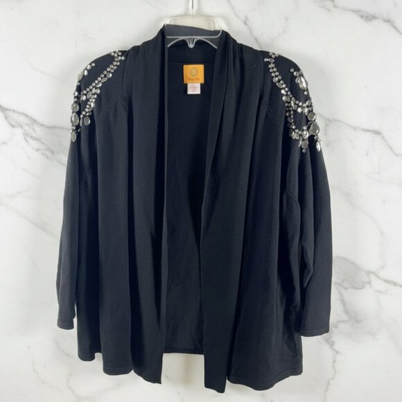 Rudy Rd Black Long Sleeve Women Jacket Tag Size XL - Picture 2 of 4